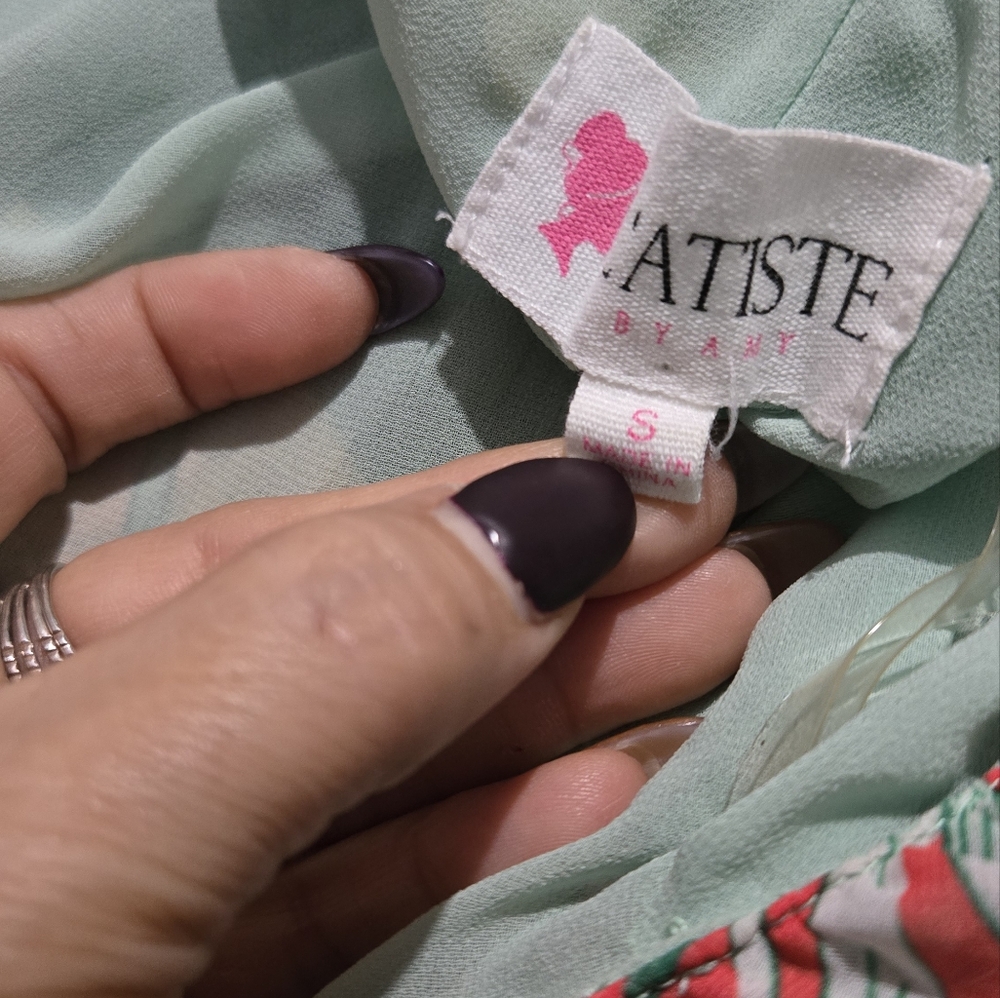 L'ATISTE DRESS GREEN